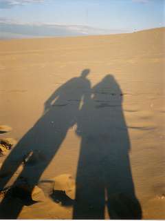 Dune du Pyla, Atlantik, am 25.10.2006.